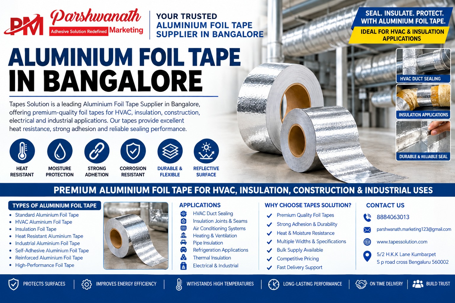 Aluminium Foil Tape In Banglore